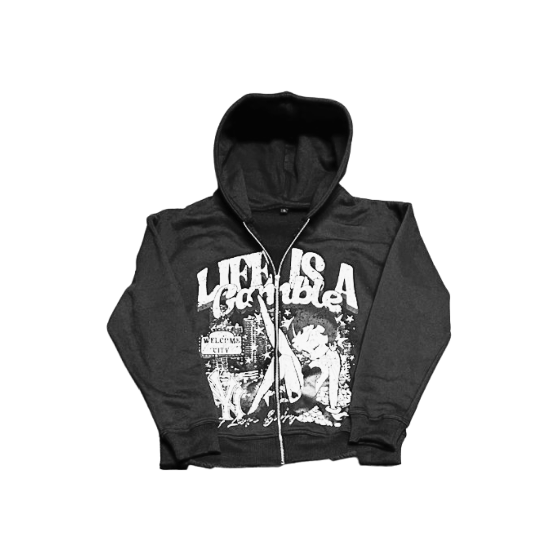 'LIAG' BLACK HOODIE