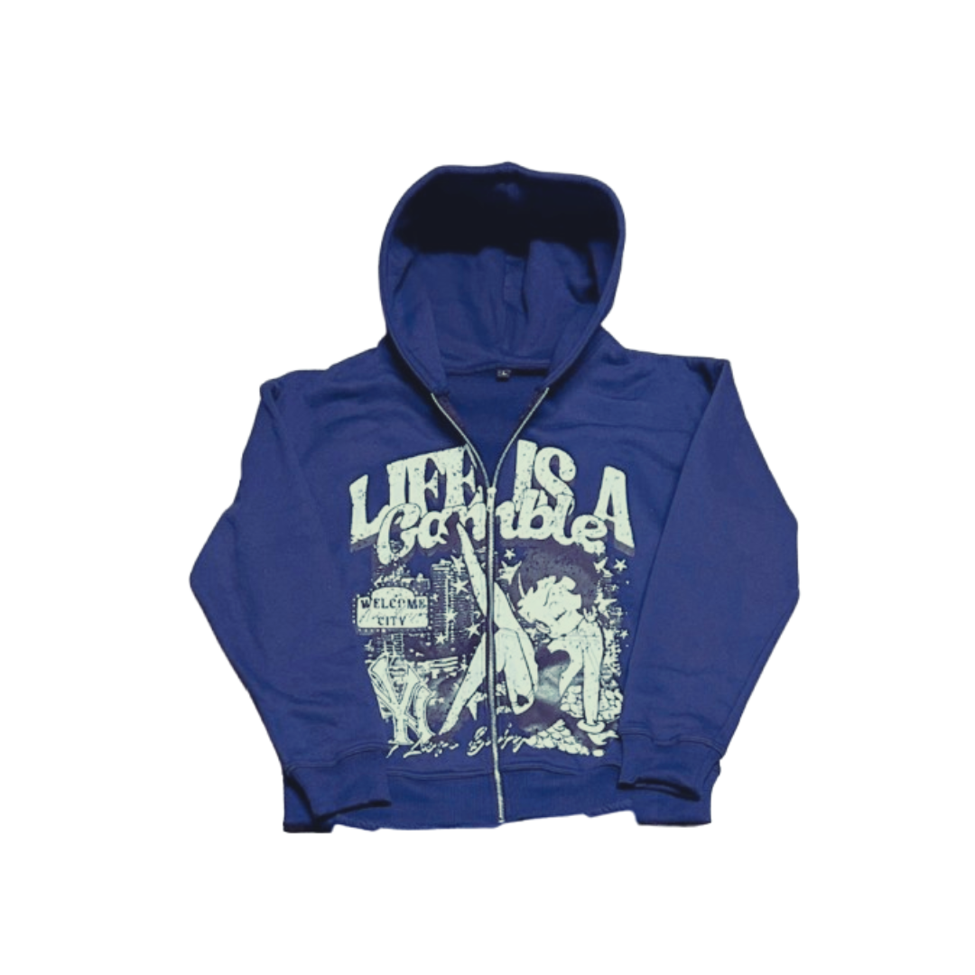 'LIAG' NAVY HOODIE