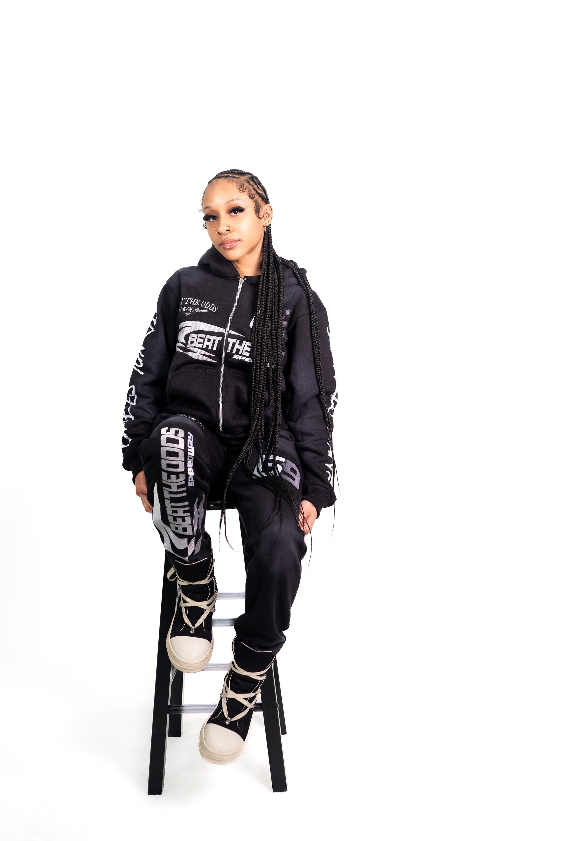 BLACK 'SPEEDWAY' SET